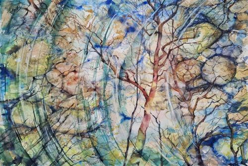 150-a-blandart-halozatok-40x50cm-akvarell-andrea-ladosinszki