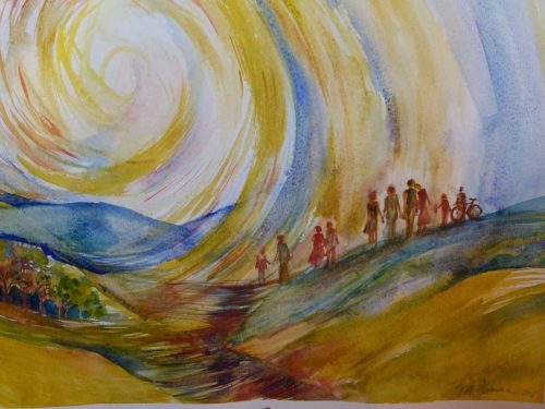 62-pall-zsuzsanna-napbanezk-50x70cm-akvarell-zsuzsanna-pall